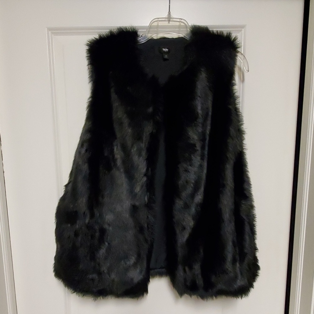 Faux fur vest